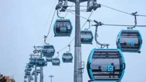 Cablebús en Morelos con cabinas sobre zonas urbanas y montañosas como alternativa de movilidad innovadora en el estado