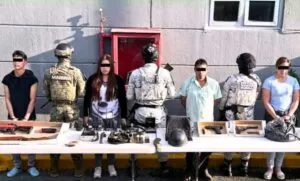 exteriores del juzgado en Morelos tras liberación de detenidos en Huitzilac