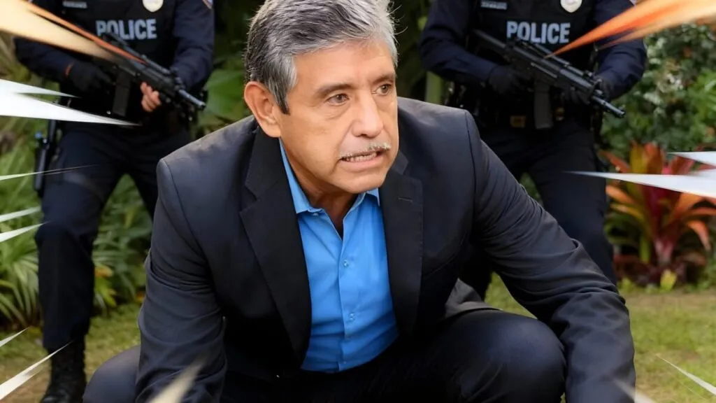 Autoridades locales en Cuernavaca durante una simulación de respuesta ante un tiroteo, enfocada en medidas preventivas y protección ciudadana.