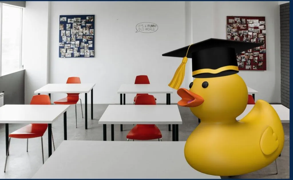 Imagen editorial de una escuela improvisada en Morelos que refleja la proliferación de escuelas patito y la falta de supervisión educativa