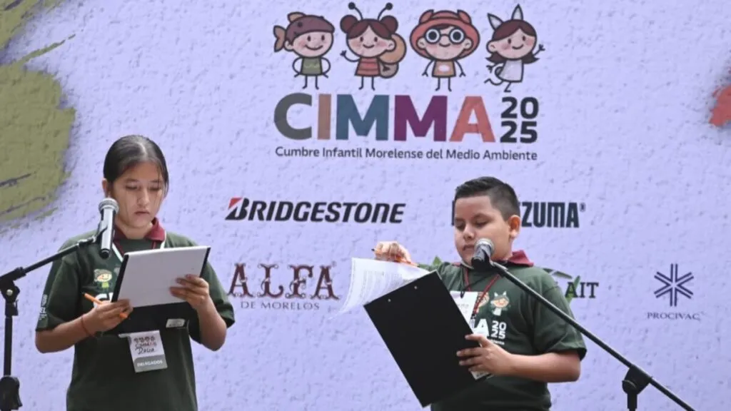 Niñas y niños de Morelos participan en actividades de la Cumbre Ambiental Infantil enfocadas en educación ecológica