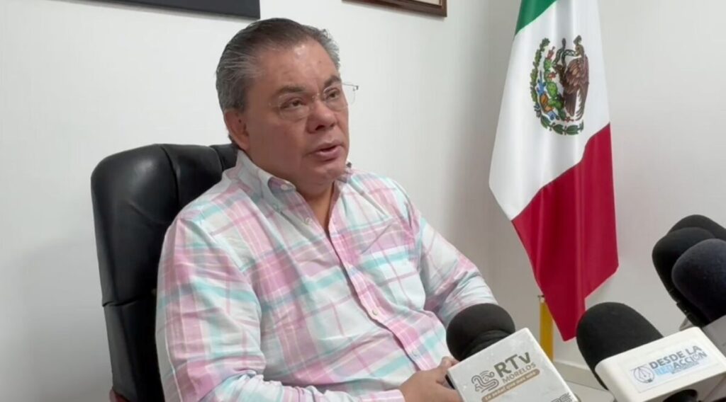 Ilustración de tensión política en Morelos vinculada a Rafael Reyes Reyes y decisiones del Congreso local