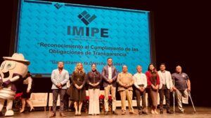 Dependencias de Morelos reciben reconocimiento del IMIPE por fortalecer la transparencia pública