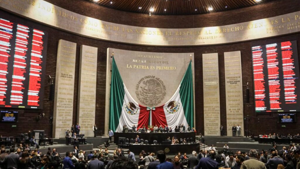 Ilustración sobre discusión de la Ley de Aguas y tensiones por concesiones en comunidades rurales