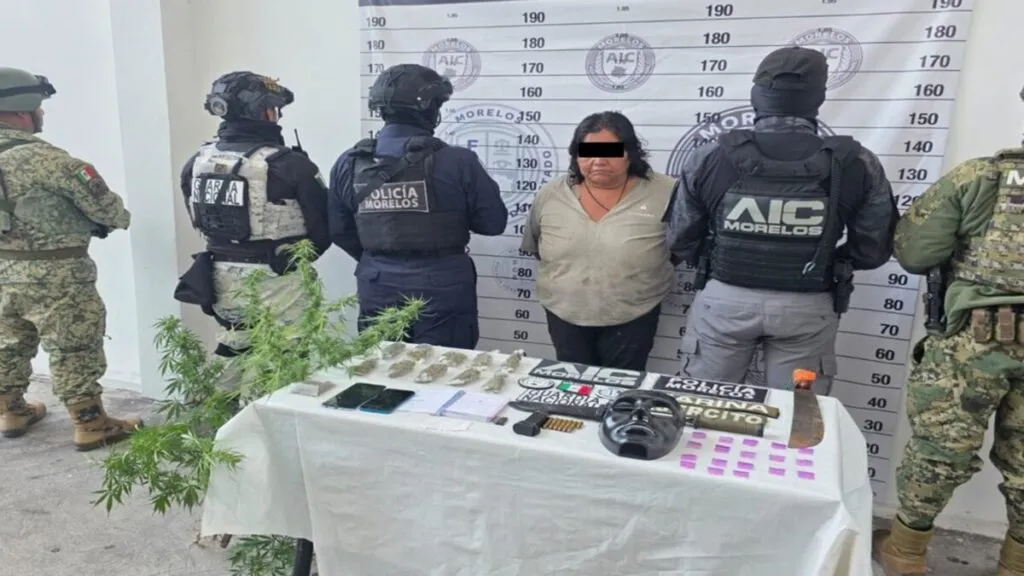 Agentes durante operativos en Morelos con aseguramientos de narcóticos y vehículos en acciones de seguridad reciente