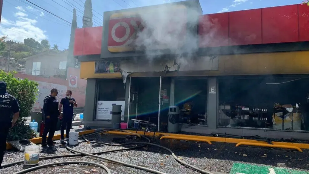 Violencia en Morelos con tienda incendiada en Jiutepec
