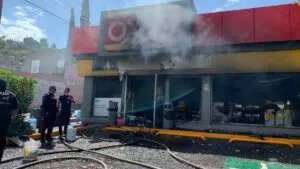 Violencia en Morelos con tienda incendiada en Jiutepec