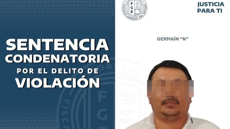 Sala judicial en Morelos tras dictarse sentencia de 50 años por violación en Tlaquiltenango