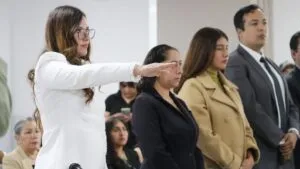 Clarisa Gómez Manrique durante comparecencia en Congreso de Morelos en debate sobre políticas de mujeres y violencia de género