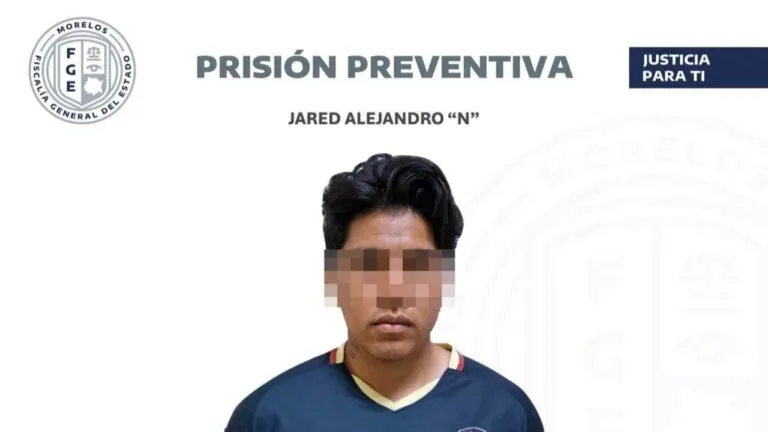 Caso de Jared Alejandro "N" vinculado a proceso por el feminicidio de Kimberly Joselin Ramos Beltrán en Morelos.