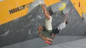 escalada deportiva en Morelos con atleta compitiendo en Olimpiada Conade 2026 en Puebla