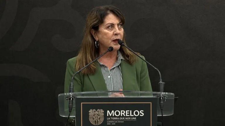 Margarita González Saravia frente a protestas y rutas del transporte público tras el aumento al pasaje en Morelos