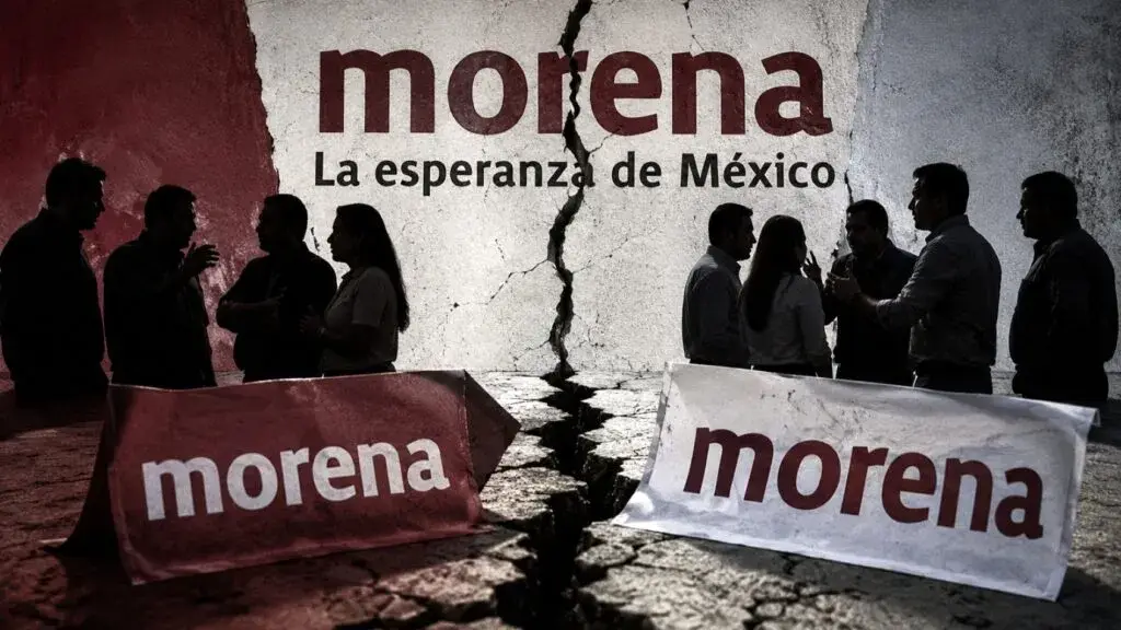 Aspirantes de Morena en medio de divisiones políticas rumbo a 2027