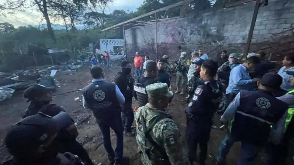 Explosión en un polvorín de Ocotepec que dejó una mujer fallecida y personas lesionadas.