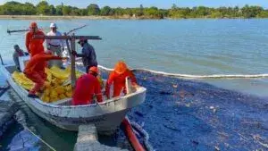 Derrame de petróleo en instalaciones de Pemex en el Golfo de México