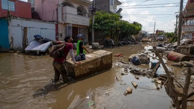 Poza Rica mantiene daños y obras pendientes tras las inundaciones de octubre de 2025
