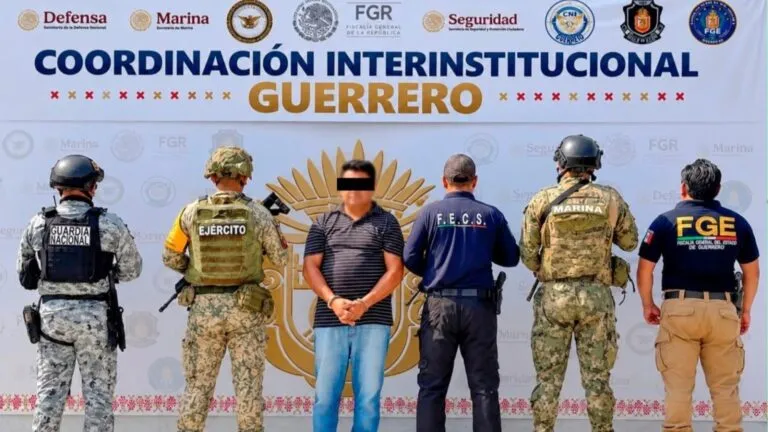 Detención de presunto operador de Los Ardillos por extorsión en Guerrero