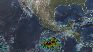 huracán ‘Vance’ y su posible trayectoria frente a las costas de Guerrero, Michoacán y Jalisco