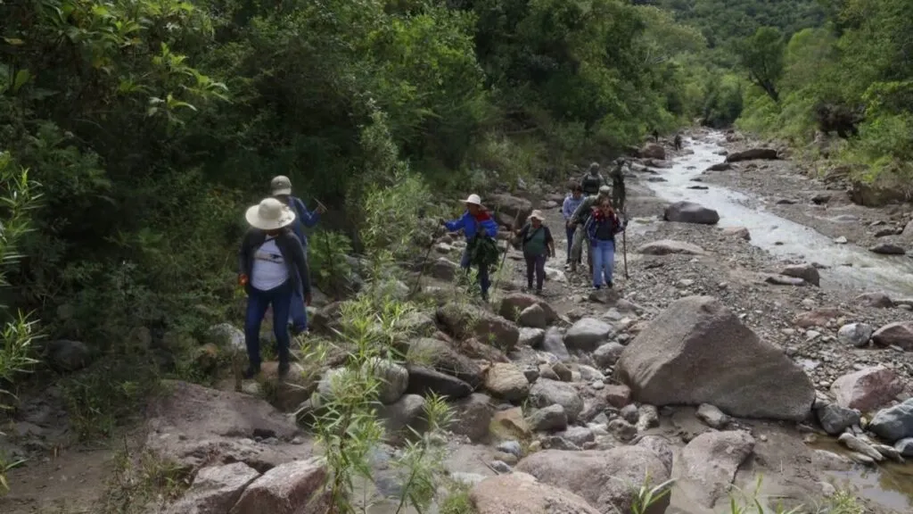 Restos humanos localizados durante una jornada de búsqueda de personas desaparecidas en Copanatoyac, Guerrero
